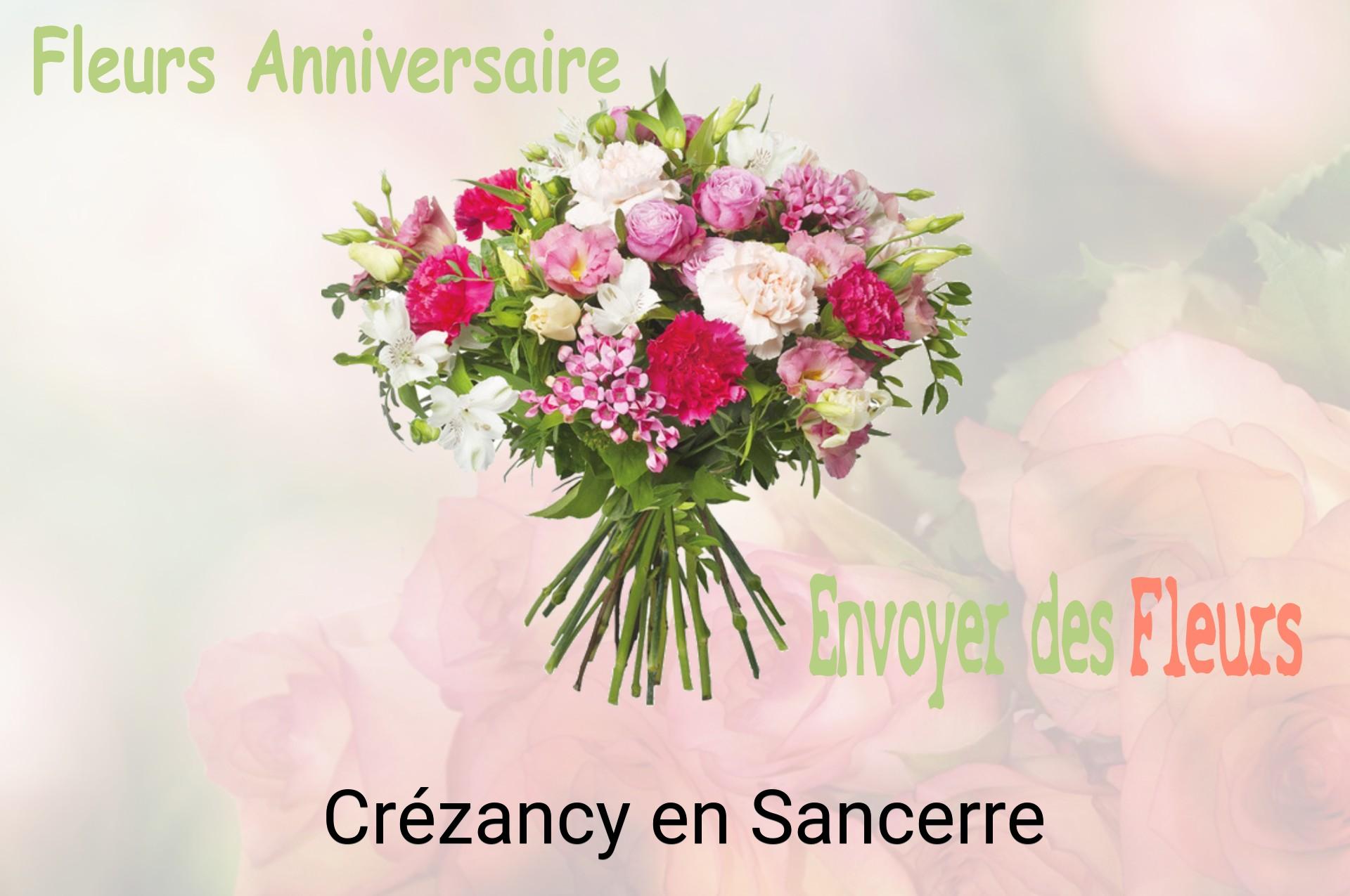 Bouquet de fleurs d’anniversaire livré à Crézancy-en-Sancerre