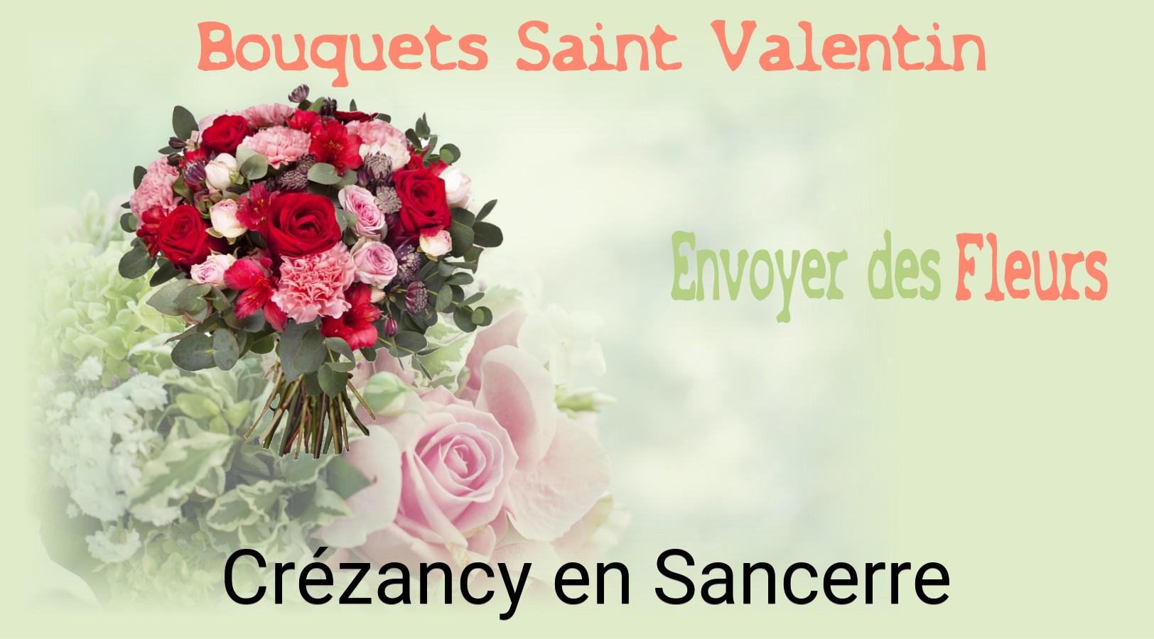 Roses de Saint-Valentin livrées à Crézancy-en-Sancerre